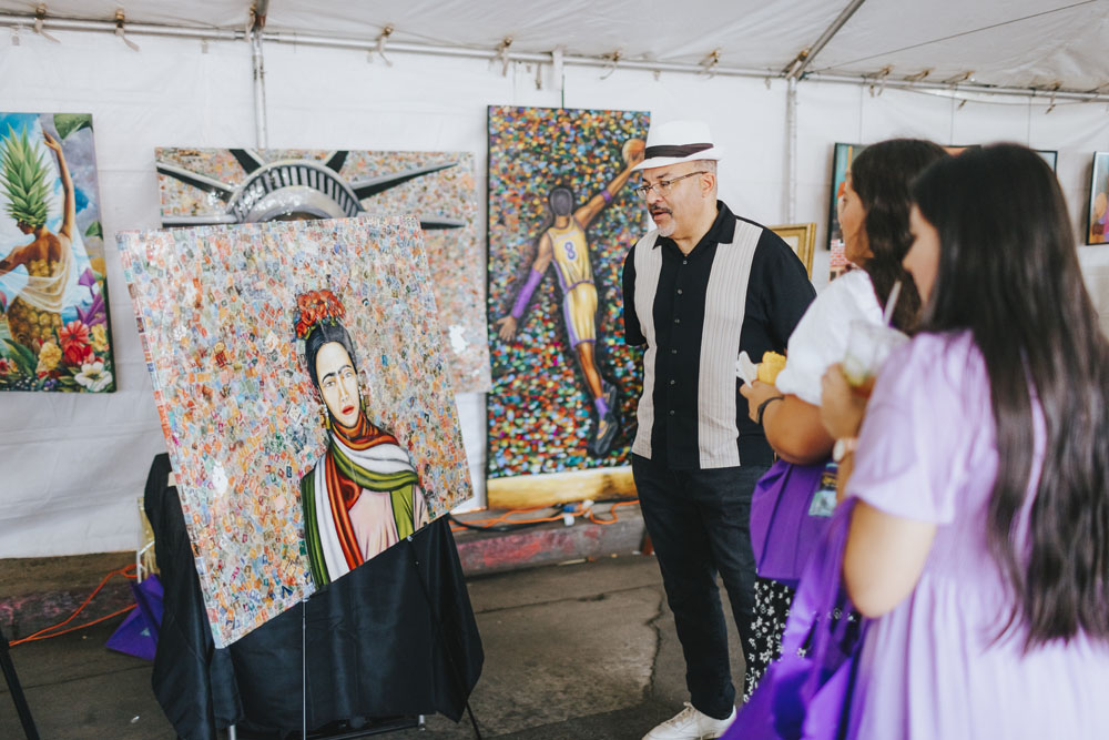 Central Avenue Jazz Festival art pavilion